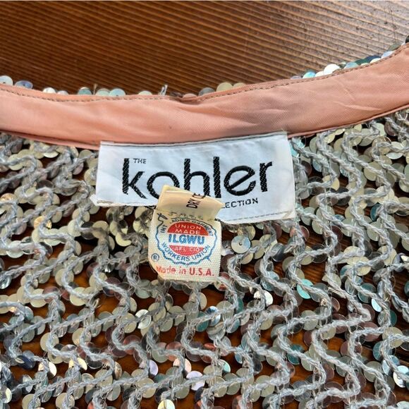 Vintage Sequins Silver 70’s Jacket - Picture 4 of 9